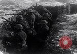 Image of British soldiers in a trench on the Western Front France, 1918, second 31 stock footage video 65675027271