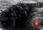 Image of British soldiers in a trench on the Western Front France, 1918, second 32 stock footage video 65675027271