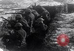 Image of British soldiers in a trench on the Western Front France, 1918, second 34 stock footage video 65675027271