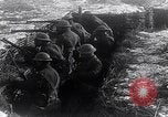 Image of British soldiers in a trench on the Western Front France, 1918, second 35 stock footage video 65675027271
