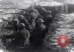 Image of British soldiers in a trench on the Western Front France, 1918, second 36 stock footage video 65675027271
