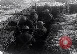 Image of British soldiers in a trench on the Western Front France, 1918, second 49 stock footage video 65675027271
