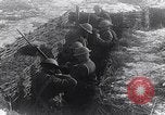Image of British soldiers in a trench on the Western Front France, 1918, second 54 stock footage video 65675027271