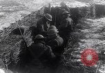 Image of British soldiers in a trench on the Western Front France, 1918, second 58 stock footage video 65675027271