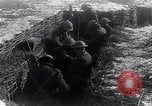 Image of British soldiers in a trench on the Western Front France, 1918, second 61 stock footage video 65675027271