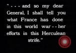 Image of Marshall Joffre and General J J Pershing France, 1918, second 27 stock footage video 65675027272