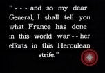 Image of Marshall Joffre and General J J Pershing France, 1918, second 36 stock footage video 65675027272