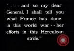 Image of Marshall Joffre and General J J Pershing France, 1918, second 38 stock footage video 65675027272