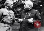 Image of Marshall Joffre and General J J Pershing France, 1918, second 44 stock footage video 65675027272