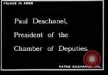 Image of Raymond Poincaré France, 1918, second 40 stock footage video 65675027273