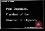 Image of Raymond Poincaré France, 1918, second 42 stock footage video 65675027273