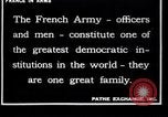 Image of French Army recruits France, 1917, second 10 stock footage video 65675027279