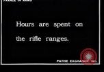 Image of French soldiers train with rifles France, 1918, second 3 stock footage video 65675027280