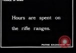 Image of French soldiers train with rifles France, 1918, second 5 stock footage video 65675027280