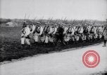 Image of French soldiers drilling France, 1917, second 27 stock footage video 65675027281