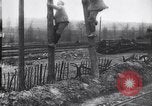 Image of French soldiers installing battlefield communications France, 1916, second 18 stock footage video 65675027286