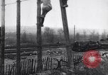 Image of French soldiers installing battlefield communications France, 1916, second 22 stock footage video 65675027286
