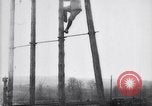 Image of French soldiers installing battlefield communications France, 1916, second 23 stock footage video 65675027286