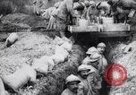 Image of French soldiers installing battlefield communications France, 1916, second 39 stock footage video 65675027286