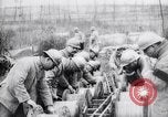Image of French soldiers installing battlefield communications France, 1916, second 44 stock footage video 65675027286