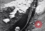 Image of French soldiers installing battlefield communications France, 1916, second 49 stock footage video 65675027286