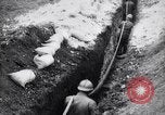 Image of French soldiers installing battlefield communications France, 1916, second 51 stock footage video 65675027286