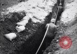 Image of French soldiers installing battlefield communications France, 1916, second 56 stock footage video 65675027286
