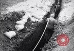 Image of French soldiers installing battlefield communications France, 1916, second 58 stock footage video 65675027286