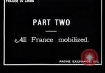 Image of French mobilization for war France, 1915, second 3 stock footage video 65675027290