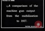 Image of French machine gunners France, 1917, second 21 stock footage video 65675027295
