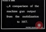 Image of French machine gunners France, 1917, second 24 stock footage video 65675027295