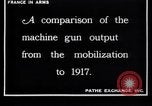 Image of French machine gunners France, 1917, second 25 stock footage video 65675027295