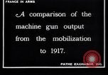 Image of French machine gunners France, 1917, second 26 stock footage video 65675027295