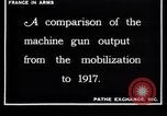 Image of French machine gunners France, 1917, second 27 stock footage video 65675027295
