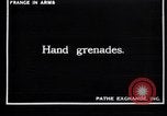 Image of French army hand grenades France, 1916, second 1 stock footage video 65675027296
