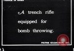 Image of French soldiers firing rifles France, 1916, second 1 stock footage video 65675027297