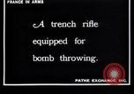Image of French soldiers firing rifles France, 1916, second 4 stock footage video 65675027297