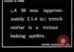 Image of French soldiers load shell on trench mortar France, 1916, second 5 stock footage video 65675027299