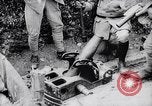 Image of French soldiers load shell on trench mortar France, 1916, second 11 stock footage video 65675027299