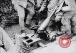 Image of French soldiers load shell on trench mortar France, 1916, second 13 stock footage video 65675027299