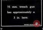 Image of French soldiers deploy  mortars France, 1916, second 1 stock footage video 65675027300