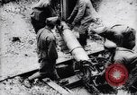 Image of French soldiers fire 240mm mortar France, 1916, second 10 stock footage video 65675027302