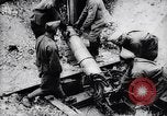 Image of French soldiers fire 240mm mortar France, 1916, second 11 stock footage video 65675027302