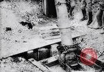 Image of French soldiers fire 240mm mortar France, 1916, second 24 stock footage video 65675027302