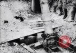 Image of French soldiers fire 240mm mortar France, 1916, second 25 stock footage video 65675027302