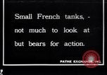 Image of French tanks World War 1 France, 1917, second 1 stock footage video 65675027303