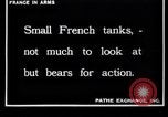 Image of French tanks World War 1 France, 1917, second 5 stock footage video 65675027303