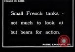 Image of French tanks World War 1 France, 1917, second 7 stock footage video 65675027303
