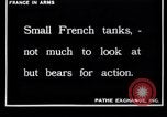 Image of French tanks World War 1 France, 1917, second 8 stock footage video 65675027303