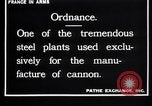 Image of French war plant France, 1916, second 5 stock footage video 65675027304